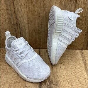Adidas Sneaker Shoes NMD R1 White Little Kid's Size 7 K H02346